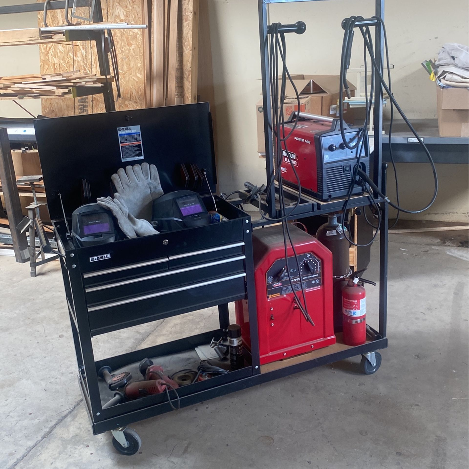 MIG Welder, Arc Welder, Welding Cart