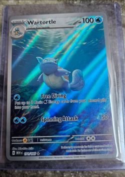Pokemon Wartortle - 171/165 - SV: Scarlet & Violet 151 (MEW) ungraded/raw NM