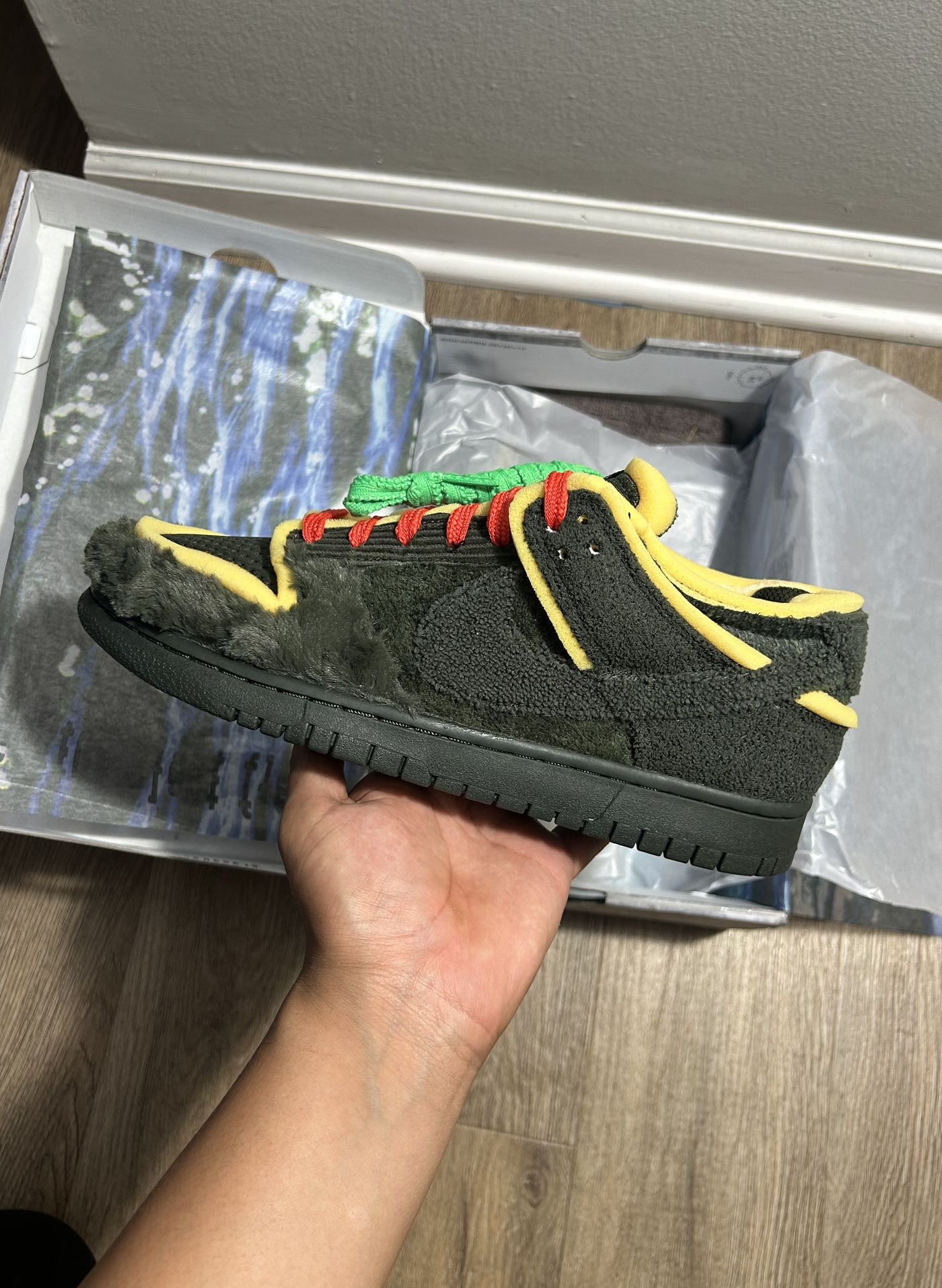 CPFM Cactus Plant Flea Market x Nike Dunk Low Swamp Sponge Sequoia | 