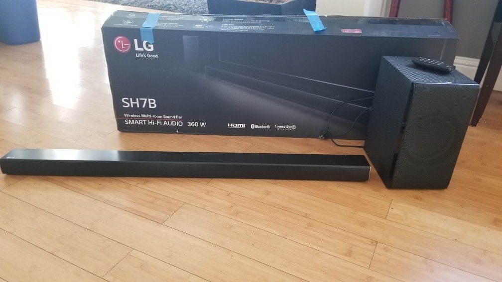 LG SH7B 360W Soundbar with Wireless Subwoofer