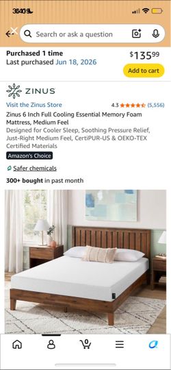 ❗️NEW FULL BED FRAME + NEW FULL MATTRESS
