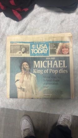 2009 Michael Jackson’s newspaper of death