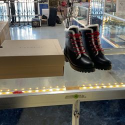 LORRAINE SIG BOOTIE COACH BOOTS