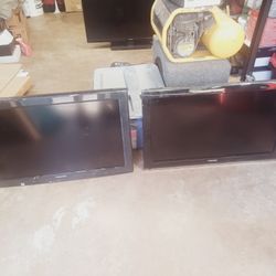 Two T.V Panasonic And Toshiba  