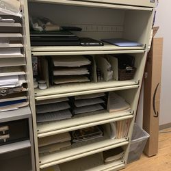 Metal Office Cabinet W/key