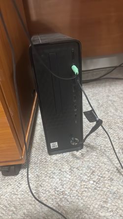 HP Desktop Computer Complete Setup – Monitor, Keyboard, Mouse & Speakers