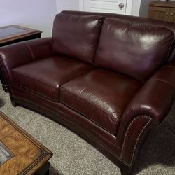 Lane Furniture Leather Loveseat