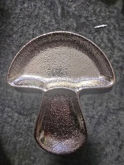 Small Ceramic Mushroom Platter