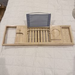 Bath Tub Tray- Wood