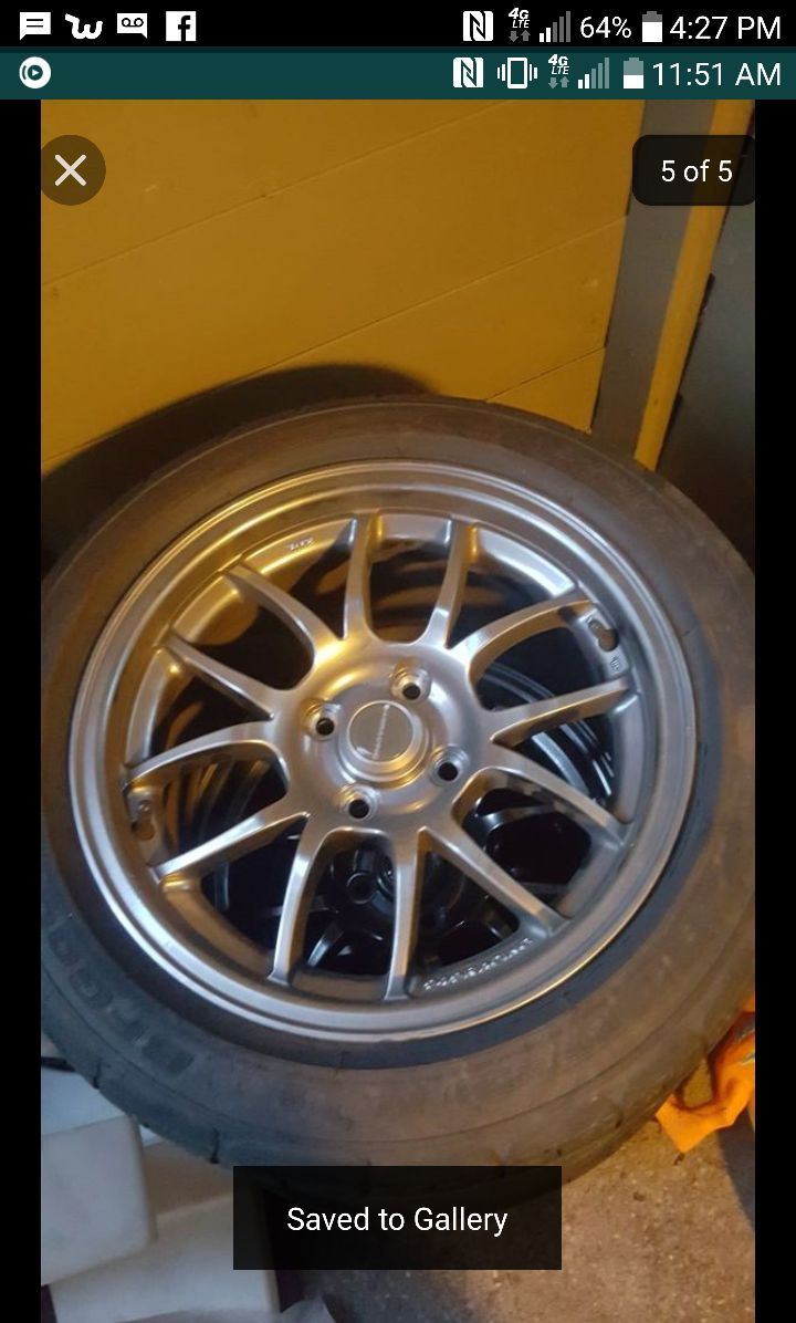 6UL 949 racing wheels 4x100 15x8