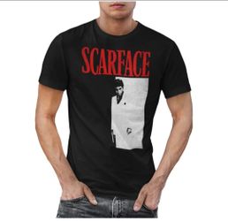 Scarface Men's LARGE Black Graphic Print T-shirt