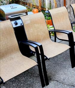 Outdoor Patio Dining Chairs - 4