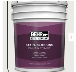 Behr Ultra 5-Gallon Interior Eggshell Enamel Paint