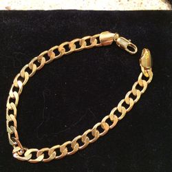 Gold Plated 8.5" Fashion Bracelet