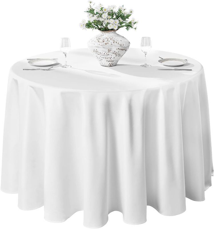 Vidafete 10 Pack 180inch Tablecloth Polyester Table Cloth