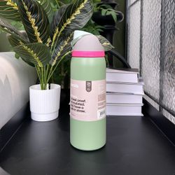 owala 24/32oz Straw Insulated Water Bottle Double-Layer Stainless Steel Vacuum Thermal Mug For Sport And Travel