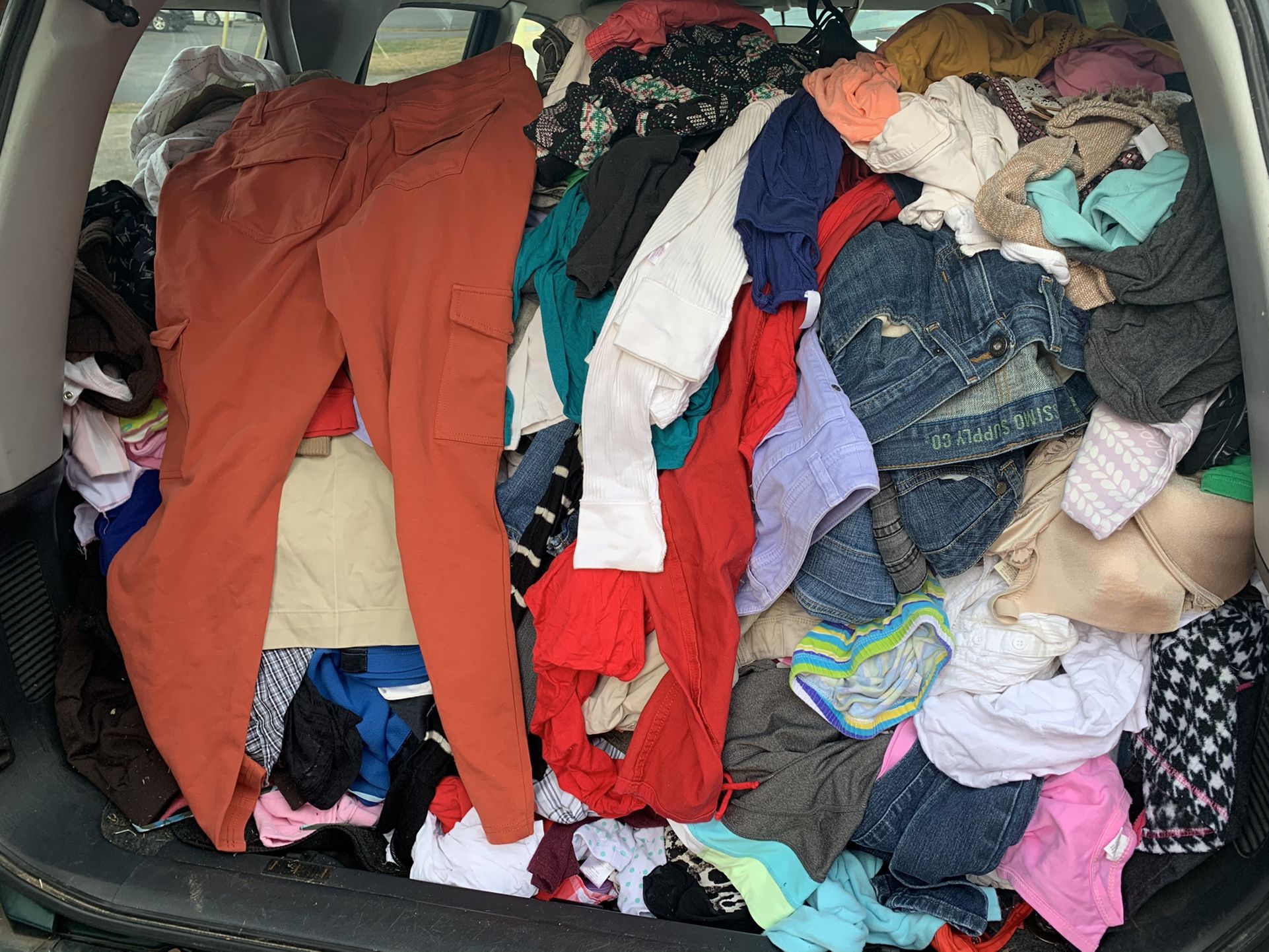 Clothes Different Sizes