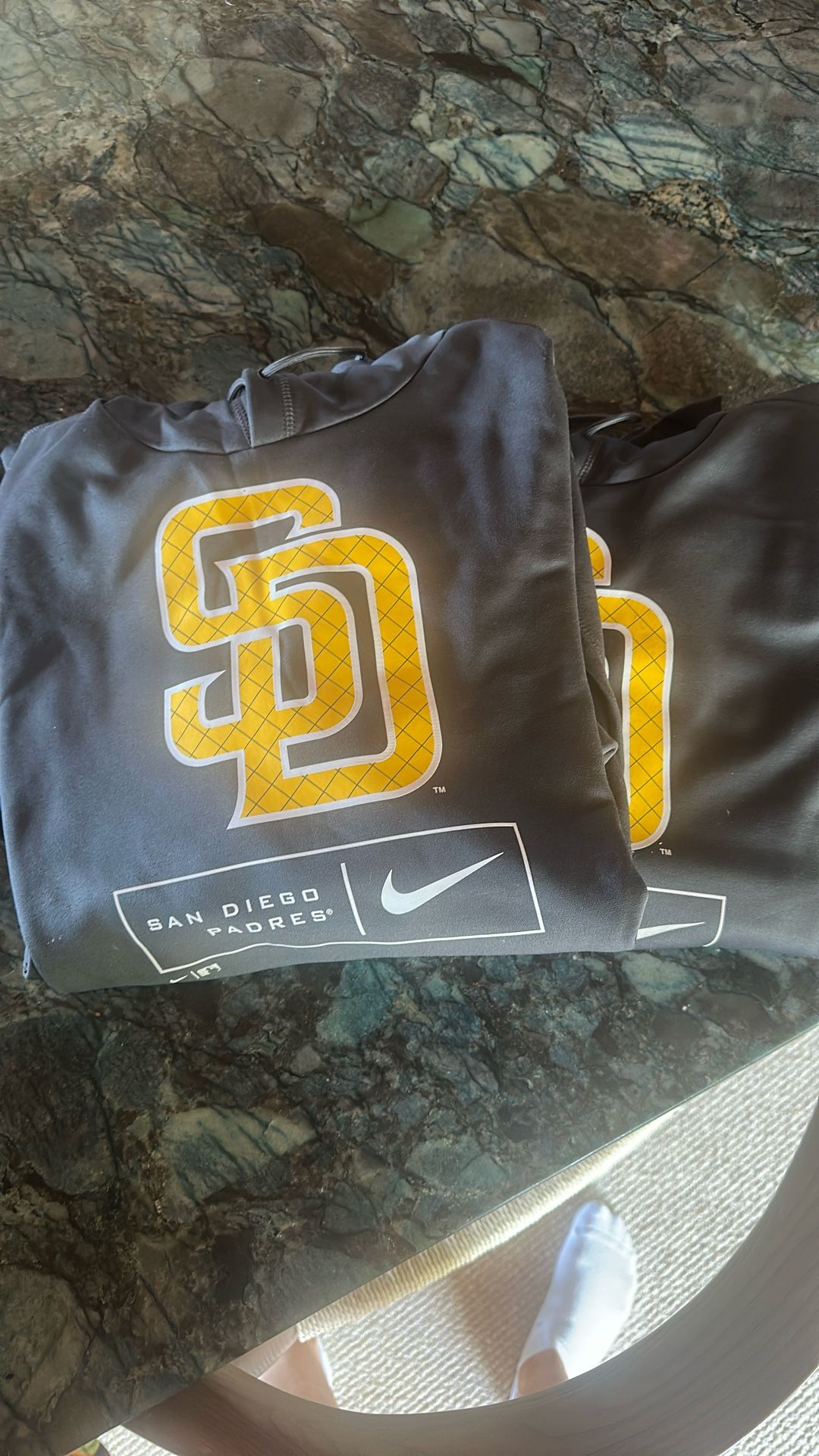 Set Of Nike Padres Hooded Sweatshirts Size Small And Large