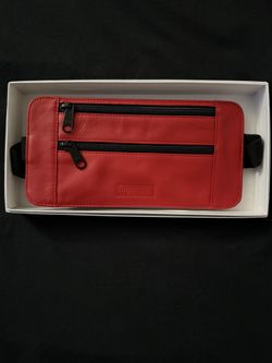 Supreme Leather Waist Bag 