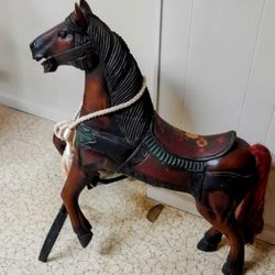 Wooden Carousel Horse