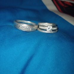 His And Hers Wedding Ring Set