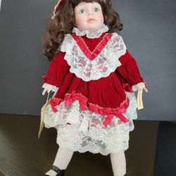 Dynasty Alexandra 18" Porcelain Doll