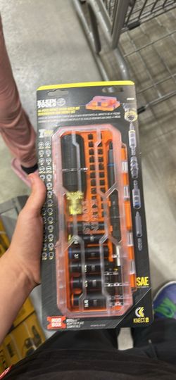 Klein Tools Impact Rated Multi-Bit Screwdriver and Socket Set