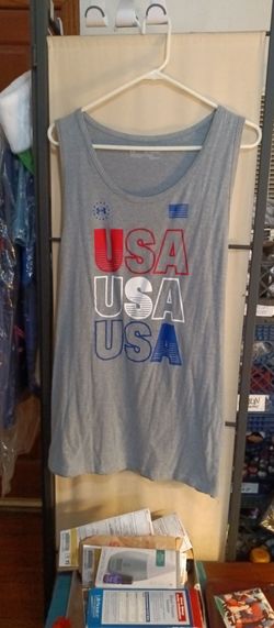 USA Men's Muscle Shirt.  (Hurley)