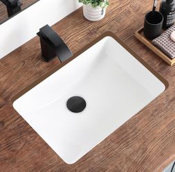 Ceramic bathroom sink