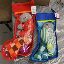 Red or Blue Dog Toys