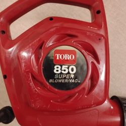 TORO. 850  SUPER. BLOWER/VAC.  