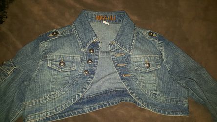 Lrg short jean jacket good conditon