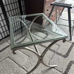 Metal coffee table