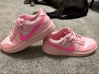 Pink Nike Dunks Size 8