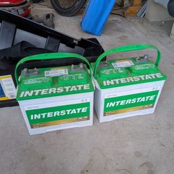 Interstate Batteries For RV, 2 With Case