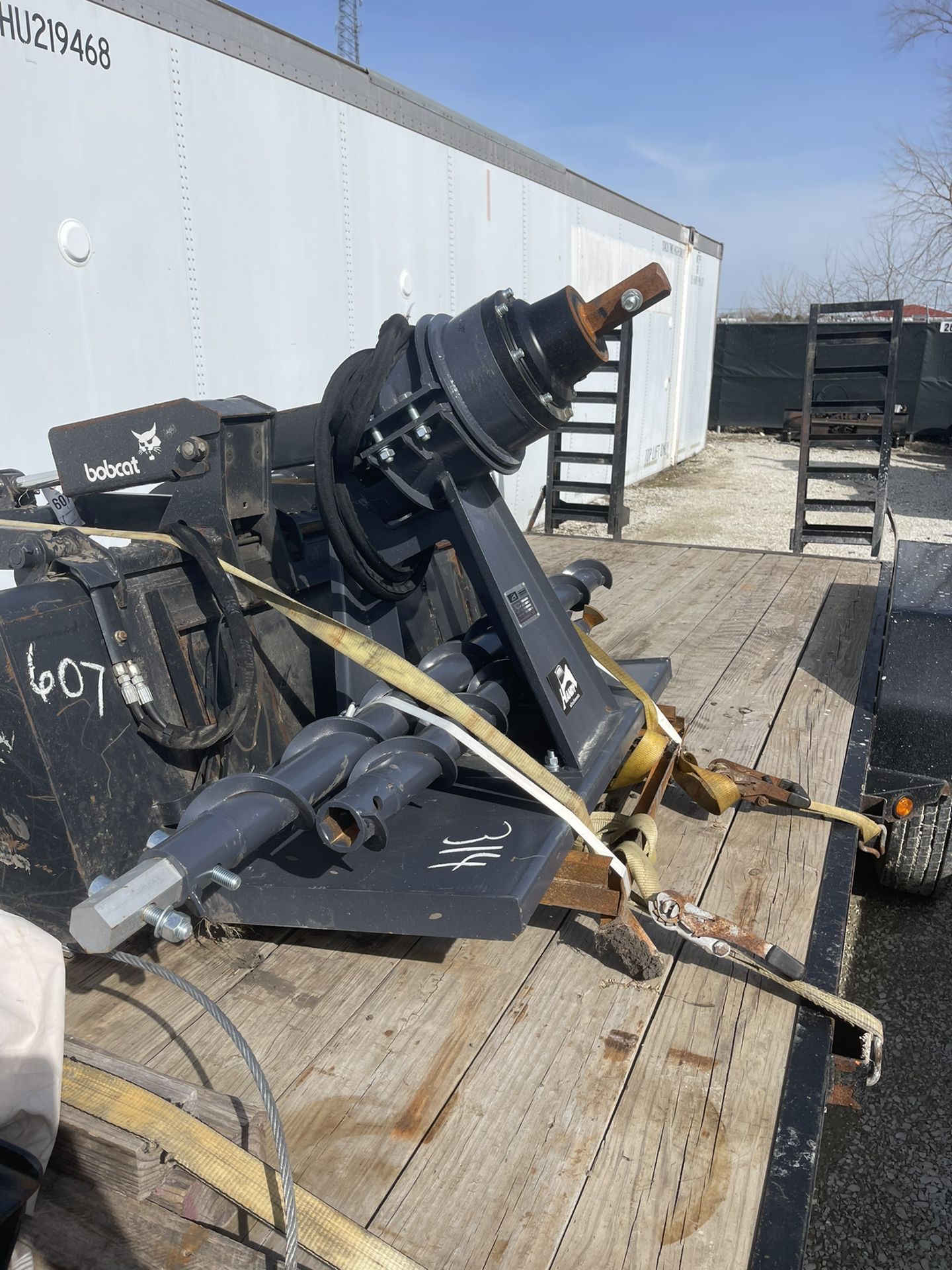 New Skid Steer Auger Attachment 