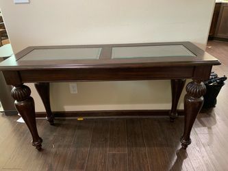 Dark Wood Table
