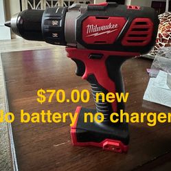 Milwaukee Drill $70.00 New No Battery No Charger 