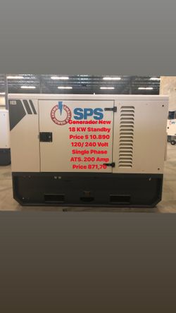 Generador 18 KW, Insonoro