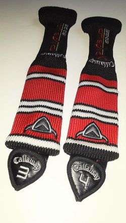 SET OF 2 CALLAWAY DIABLO EDGE HYBRID GOLF CLUB HEADCOVERS NEW IN BOX