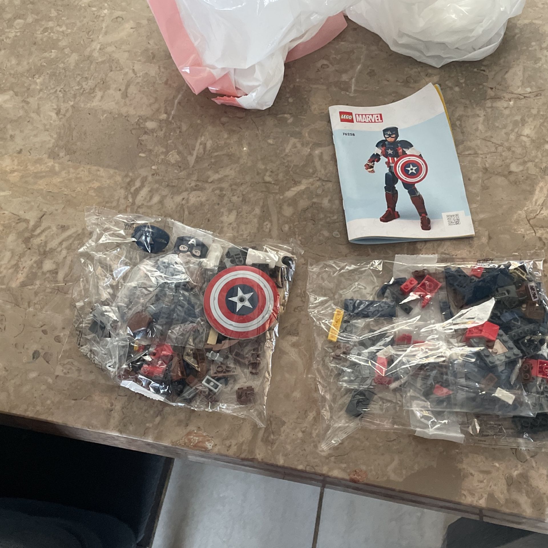 It’s A Marvel Lego Captain America Set With Out A A box 