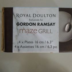 Royal Doulton Gordon Ramsey Maze Grill Bread And Buter Plates