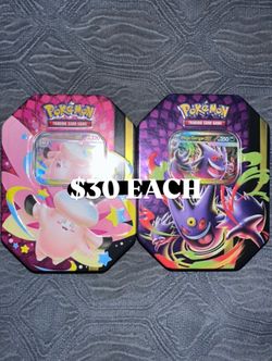 Mega Moonlit Tins Gengar Clefable