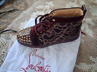 Christian Louboutin Spiked High-Top Sneaker