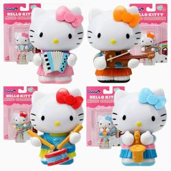 Display Hello Kitty's musical skills with a Series 1 Music Collection Hello Kitty figure. Collect all 6 of these cute MEOW-sicians! Collect, display, 