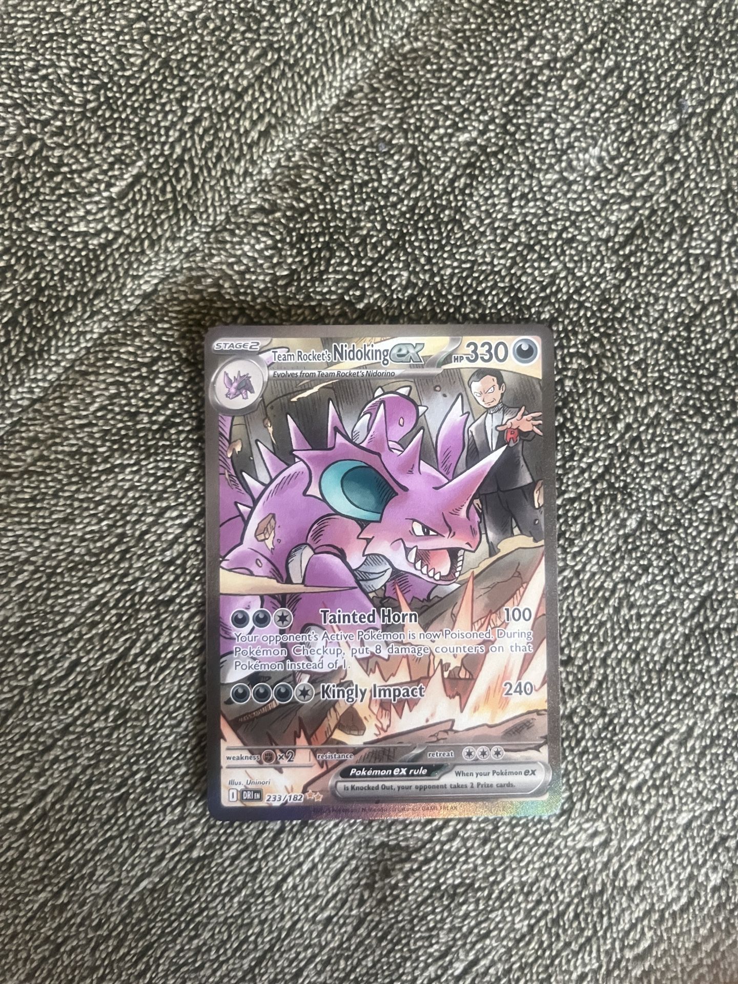 Team Rocket's Nidoking ex - 233/182 - SV10: Destined Rivals 