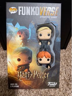 FunkoVerse Harry Potter Strategy Game Draco Malfoy Ron Weasley