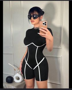 jumpsuit with high neck