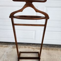 Vintage Valet Stand With Tie Bar!