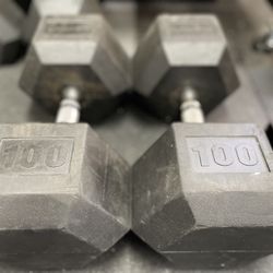 Rogue Dumbbells 100lb Pair